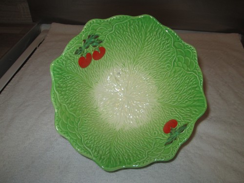 Carlton Ware Lettuce Leaf and Tomato Salad Bowl Dish - Picture 2 of 7