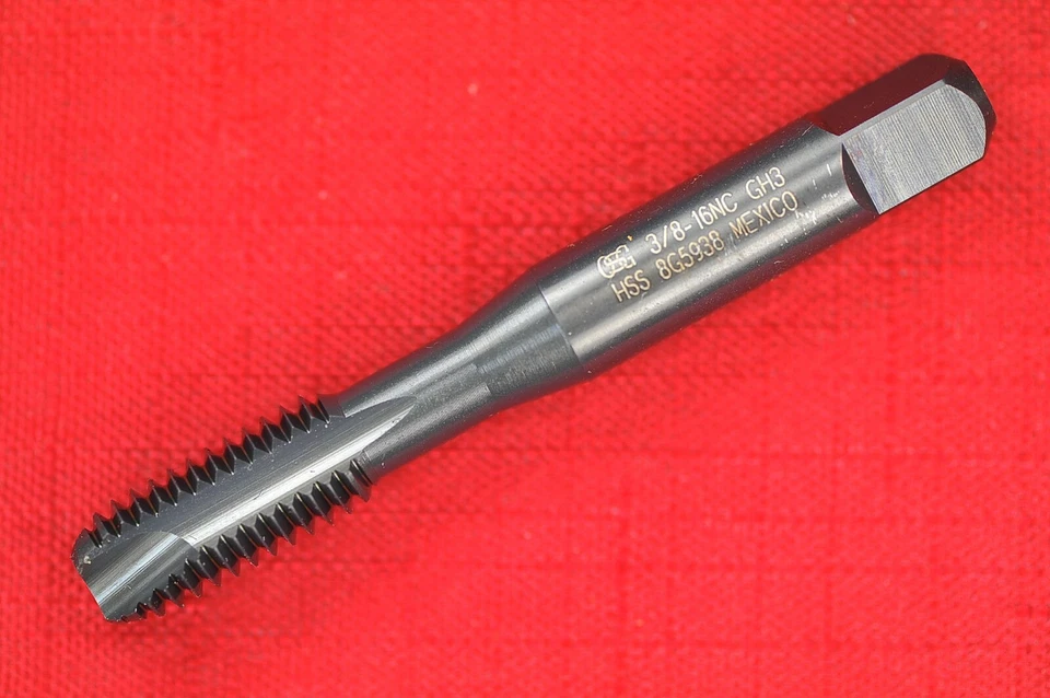 OSG 1231701 Grifo de punta espiral, parte inferior, 3/8-16, S/O, 3 flt Foto 2 de 4