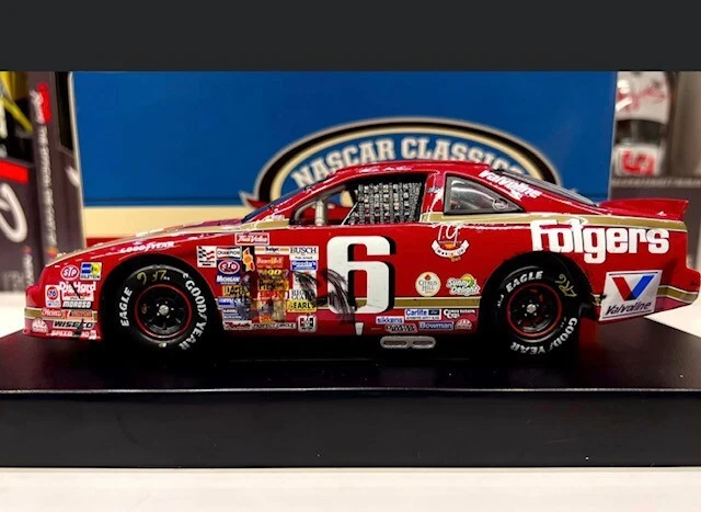 Mark Martin 1990 North Wilkesboro ganar carrera versión #6 seguidores acción 1/24 Foto 2 de 4