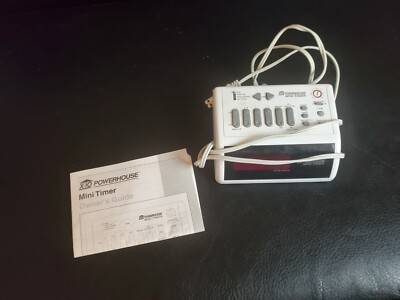 POWERHOUSE X10 MINI TIMER ( MT10A ) Programmable Control Center | eBay