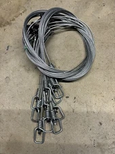 1 Dozen 66” Wisconsin, Pa, Mo Legal Cable Restraints