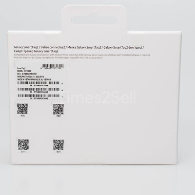 Samsung Official Original Smarttag2 (2023) Bluetooth IP67 4-Pack