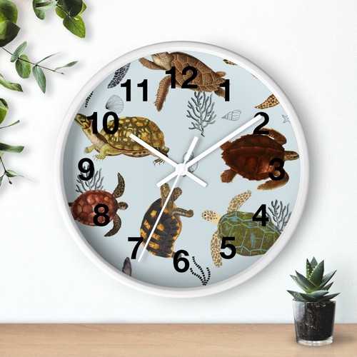 Sea Turtle Clock | Nautical Beach House Clock | Turtle Lover Gift - Picture 19 of 19