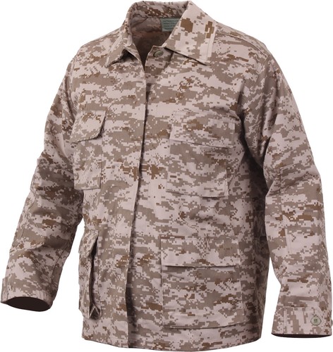 Rothco Military BDU Shirt Tactical Uniform Camouflage Army Coat Fatigue Jacket - Picture 16 of 44