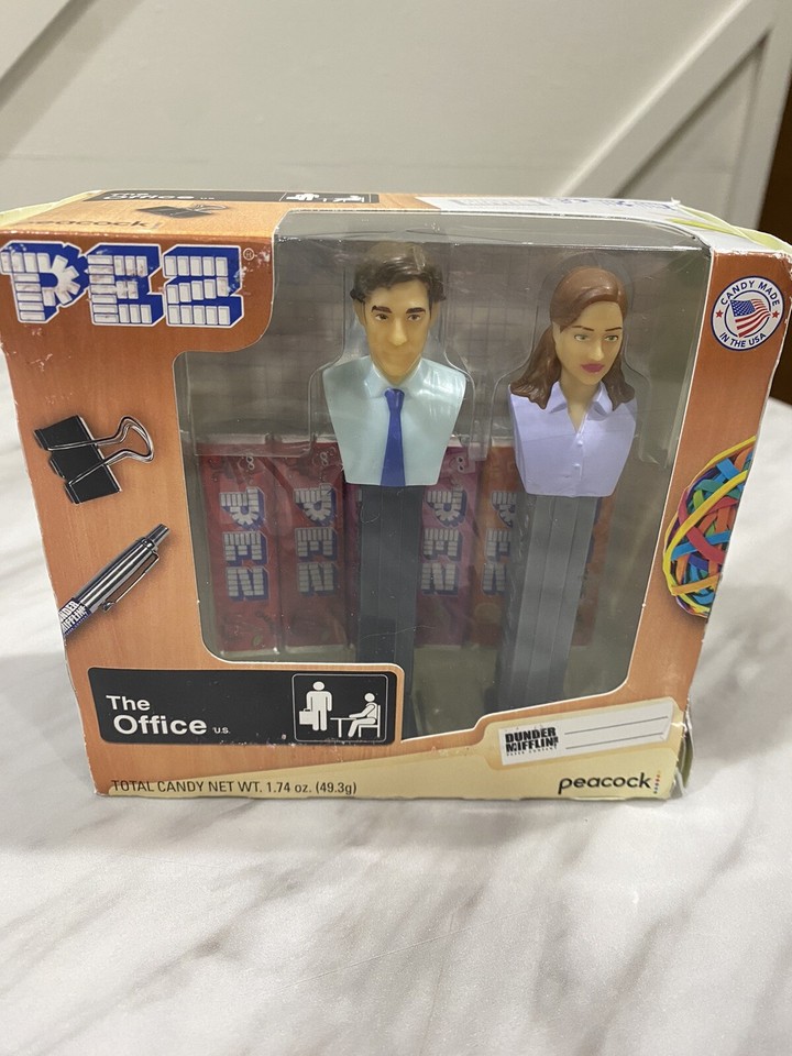 . The Office PEZ Candy Dispenser 2021 Dundee Mifflin Jim Halpert Pam