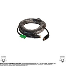 Cable S Video TV Mini Din MD 4 Pin Round Male to Male 25FT 112144