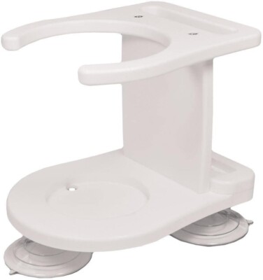 Taco Marine P01-2010W One-Tumbler Poly Holder - White