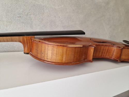 Antique Violin Albertini 4/4 For Restoration - Picture 15 of 24