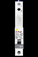 C-PAK 25 AMP CURVE B 6kA 30mA RCBO TYPE AC AUB1R CPRO-25/1B CPRO-1B25