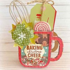 Coffee Mug Box Metal Cutting Dies Scrapbooking Card Decorative Paper Craft