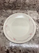 Corelle Corning English Breakfast Salad Plate 6 3/4” Blue, Pink Floral