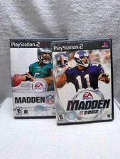 2 Madden 06 & 2002 Sony PlayStation 2 Good Used Video Game Complete