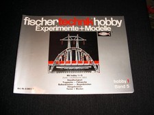 fischertechnik booklets, Ex-Mo, hobby 1 volume 5