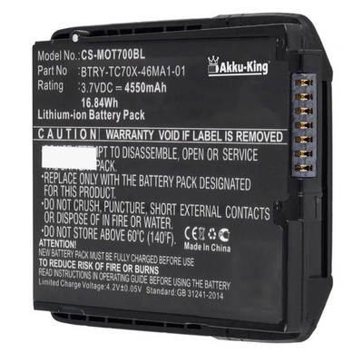 Akku für Zebra BTRY-TC7X-46MA2 Motorola TC7X-46MPP-01 TC70 TC70X TC700 TC700H