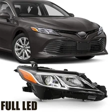 For 2018-2022 Toyota Camry FULL LED Projector Headlight Passenger Right Side