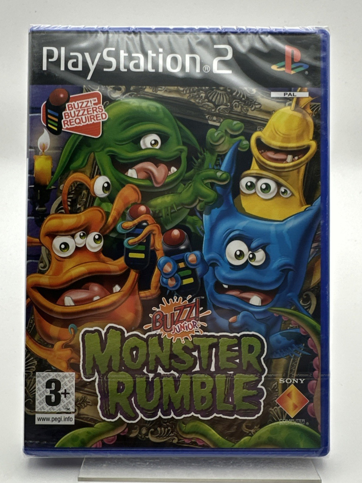 PS2 Buzz! Junior: Monster Rumble, UK Pal Version, New Sony Factory Sealed