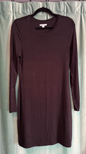 BAR III Little Black T-Shirt Dress (LBD),  Lined and Stretchy, Large