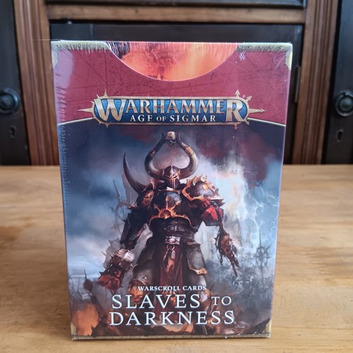 AoS/WFB - SLAVES TO DARKNESS - WARSCROLL CARDS New & Sealed