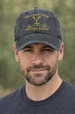 #ad Unisex Yellowstone Dutton Ranch Vintage Washed Baseball Cap Adjustable Hat $9.69