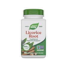 Nature's Way Licorice Root, Traditional 100 Count Pack of 1 , No Color