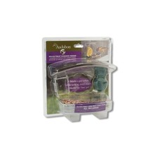 Audubon Wild Bird 1 lb Plastic Window Mount Bird Feeder 2 ports NAWFDR