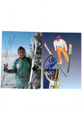 2  x ... Autogrammkarten  Dieter + Georg Thoma ( Original Signiert )