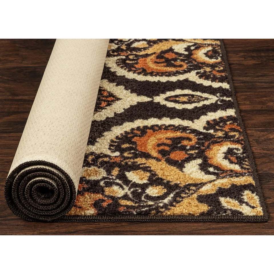 Vivian Medallion Area Rug – Made in USA – Washable, Non-Slip Indoor Carpet fo... - Image 4 of 4