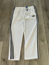 ADIDAS White w/Triple Black Stripe Activewear Pants. VTG 2011. Men s Sz 2XL. NEW