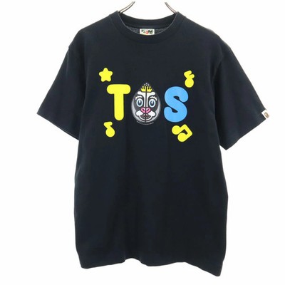 BAPE Japan Made in Short Sleeve TShirt Black M Cotton Print