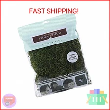 Quality Growers QG1471 Preserved Sheet Moss, 112.5 Cubic Inch