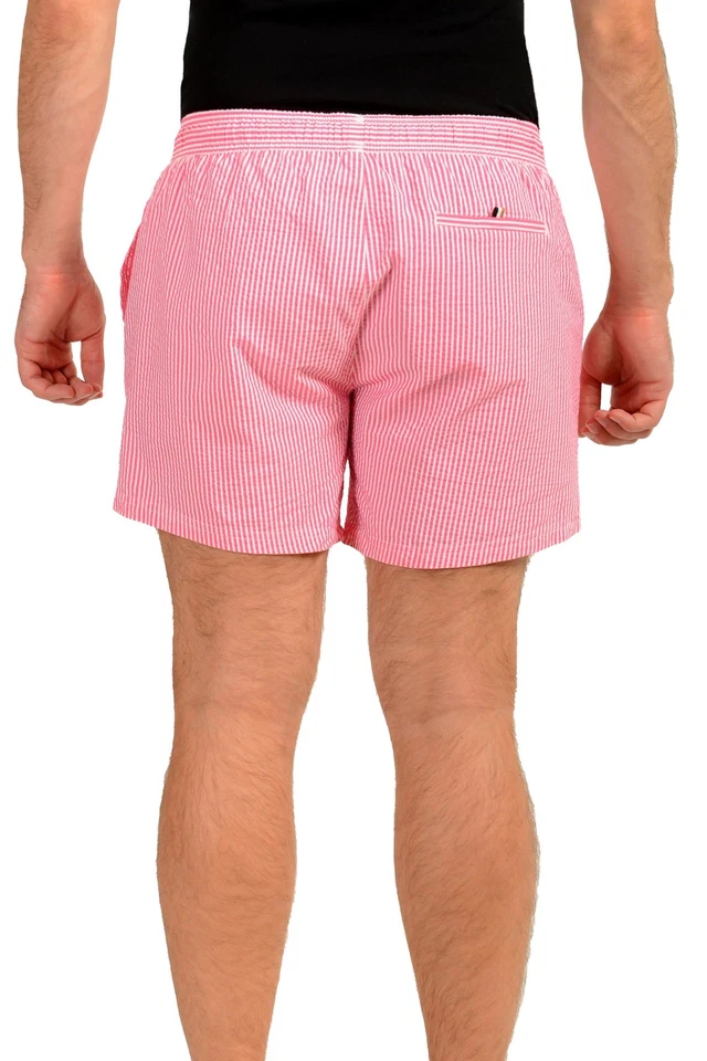Pantalones Cortos de Natación Hugo Boss Para Hombre "Velvetfish" Rayas EE. UU. 2XL IT 56 Foto 4 de 4