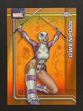2026 Topps Chrome Marvel Comics Gwenpool Orange Refractor 17/25 #121