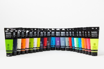 Liquitex Basics Acrylfarbe 118 ml Kunstbedarf 72 Farben 