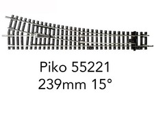 PIKO PIKO 55221 - Voie A - Aiguillage à droite WR 239mm 15 degrés - HO
