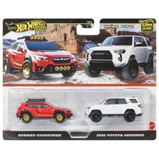Hot Wheels Premium 2-Pack SUBARU CROSSTREK + 2018 TOYOTA 4RUNNER