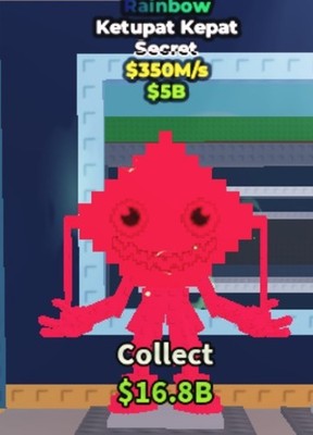 350M Rainbow Ketupat Kepat Steal a Brainrot Secret Selten Top Preis