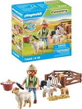 PLAYMOBIL Country 71444 Schäfer Hüten Pflege Schafe Strohballen Spielzeug Kinder