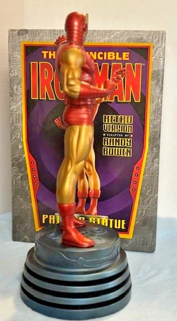 ESTATUA DE BOWEN IRON MAN VERSIÓN RETRO, TONY STARK, AVENGERS Foto 3 de 4