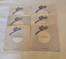 45 RPM 7" RECORD SLEEVES CO. SLEEVE 6 PACK SEE PHOTOS EPIC Records SLV349