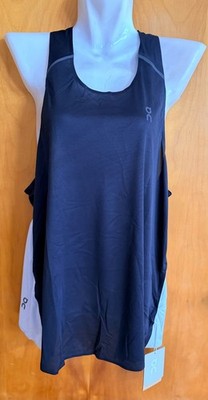 Women's Size XL Tank-T in Black/Glacier High Performance Running Speed Comfort