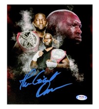 WWE THE GIANT OMOS SIGNED 8X10 AUTOGRAPHED PHOTO WITH PROOF AND PSA COA 2 RARE