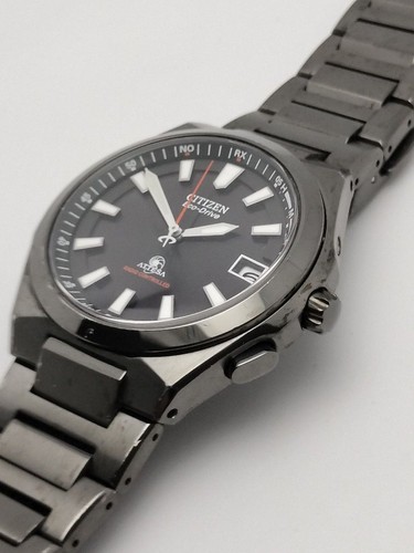 Citizen Attesa ATD53-2723 Édition Limitée Eco-Drive Titane Solaire Montre Hommes - Photo 3 sur 10