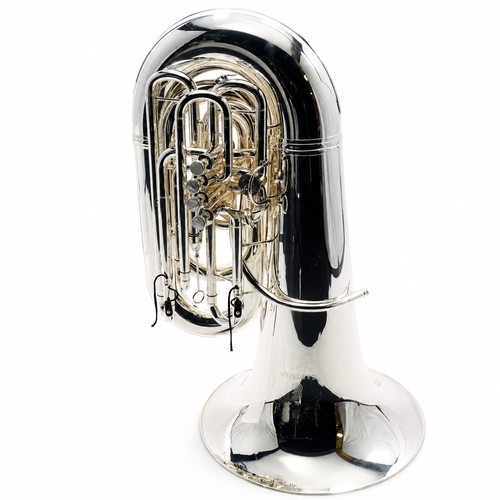 Eastman EBC836S Professional 6/4 CC Tuba in Silver Plate SN Y2400936