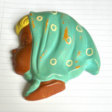 Cortendorf Ceramic Wall Mask 1950-1960 Retro Home Decor Reg Ho 891880 Model 6107