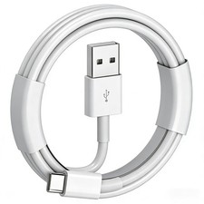 CarPlay USB-A to USB-C Cable for iPhone 17 16 15 Pro Max 3FT White