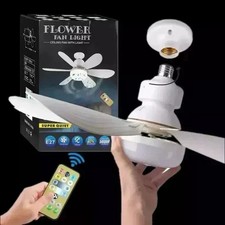 LED Ceiling Fan Light Dimmable Living Room Lamp Remote Control