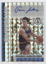 2020-21 Panini Mosaic Auto Mosaic Sarunas Marciulionis #AM-SAR Auto HOF 2g6