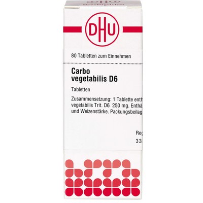 Carbo Vegetabilis d 6 Tabletten 80St - PZN 1763906