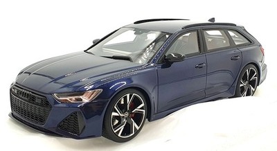 Top Speed Maßstab 1:18 Resin TS0315 - Audi RS 6 Avant Carbon Black Navarra - blau