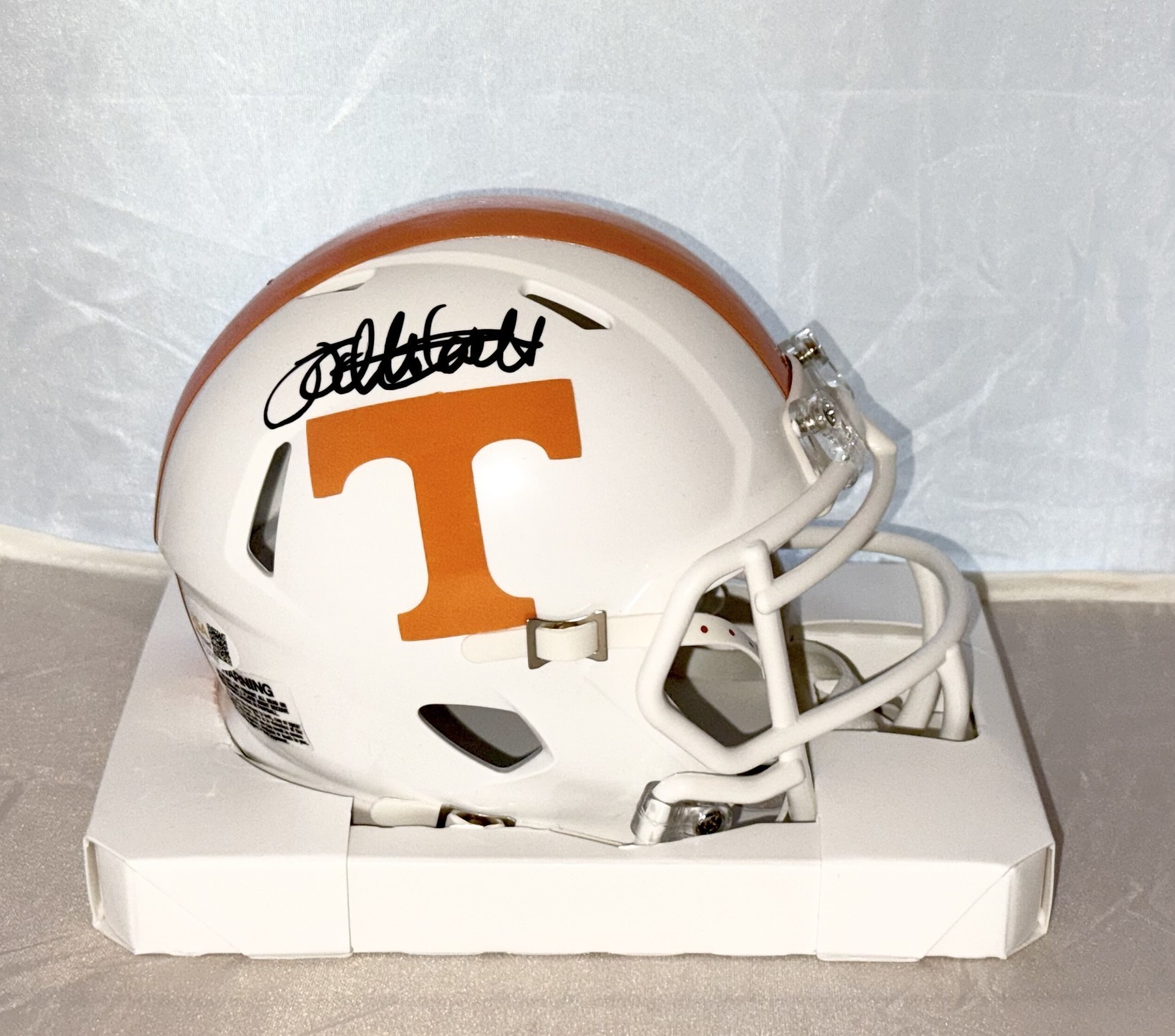 Willie Gault Autographed Signed Tennessee Volunteers mini helmet JSA Witnessed 